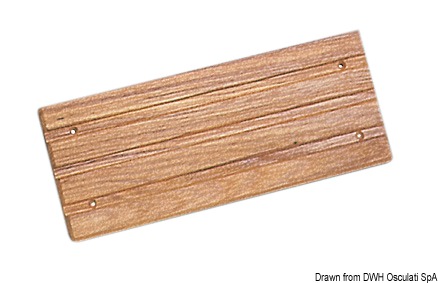 Teak foot board 288x112 mm