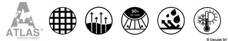 Kit di estensione progettato per ampliare la zona d'ombra.Universalmente installabile su qualsiasi T-Top equipaggiato con almeno 2 portacanna.Tela 220g/m2 in poliestere impermeabile ed UV resistestente ATLAS; tubi telescopici in acciaio inox.Non richiede alcun utensile o foro per l'installazione; facilmente removibile per stivaggio dopo uso.