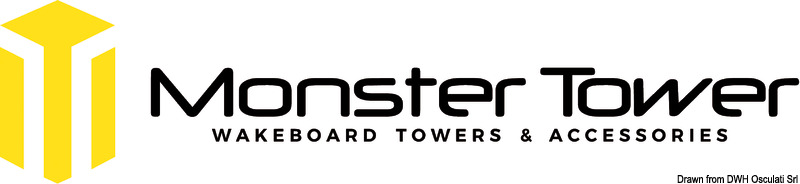 Equipaggiate con un sistema di aggancio e sgancio rapido che non richiede attrezzi. Possono adattarsi a qualsiasi tipo di tower (con tubi di diametro diverso da 64 mm ordinare il kit di collari 48.415.90).Bracci in alluminio e staffe in acciaio inox 303. Protezioni in gomma per proteggere le tavole e la barca. Elastici UV resistenti per fissare le tavole.