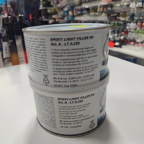 STUCCO EPOSSIDICO BICOMPONENTE EPOXY LIGHT - immagine 2