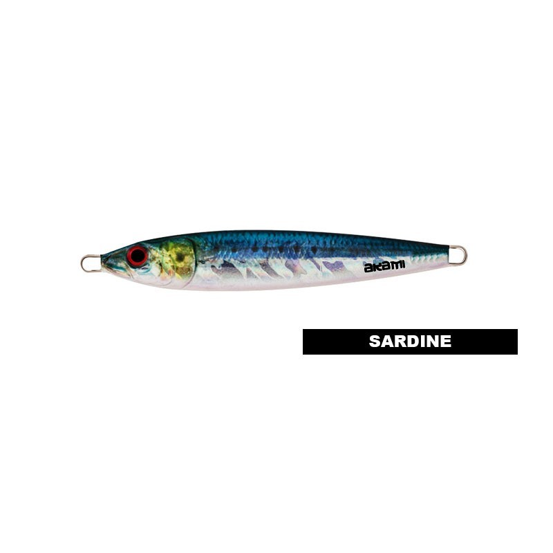 L'Akami Dumy Jig è un'esca artificiale aerodinamica e bilanciata, perfetta per grandi lanci e movimenti realistici. Con occhi 3D e una pittura laser olografica altamente realistica, è disponibile in cinque colori irresistibili. Montato con amo VMC, questo metal jig è estremamente efficace nel catturare i predatori marini. Un'opzione versatile e di qualità per gli appassionati di pesca.