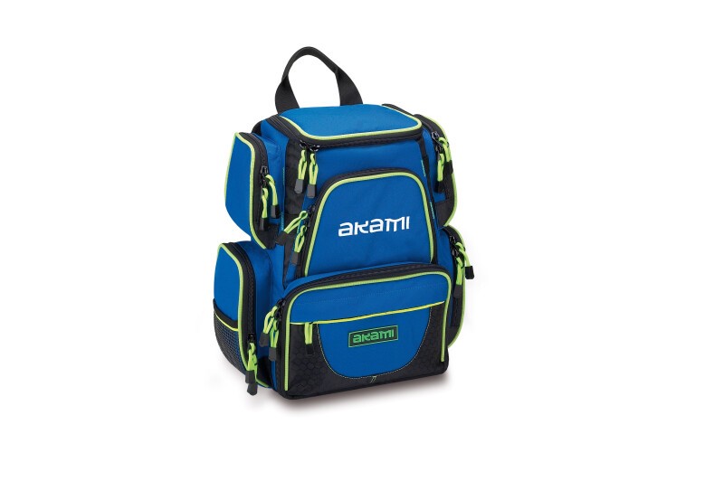 Zaino rigido e confortevole, in materiale idrorepellente con cerniere rafforzate. Dotato di due tasche laterali, due anteriore e una superiore. Inoltre, incorpora quattro cassette porta accessori estraibili rafforzate. Spalliera e manici imbottiti.