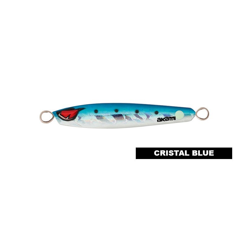L'Akami Nagamaki è un Metal Jig dalla forma naturale, montato con un'ancoretta in coda e un doppio assist hook VMC. Questa esca artificiale offre un movimento rapido e serrato durante il recupero, oltre a un movimento altalenante caratteristico degli inchiku quando viene rilasciato verso il fondo. Ideale per lo spinning in mare e il vertical jigging, l'Akami Nagamaki è una scelta affidabile per attirare e catturare predatori marini.