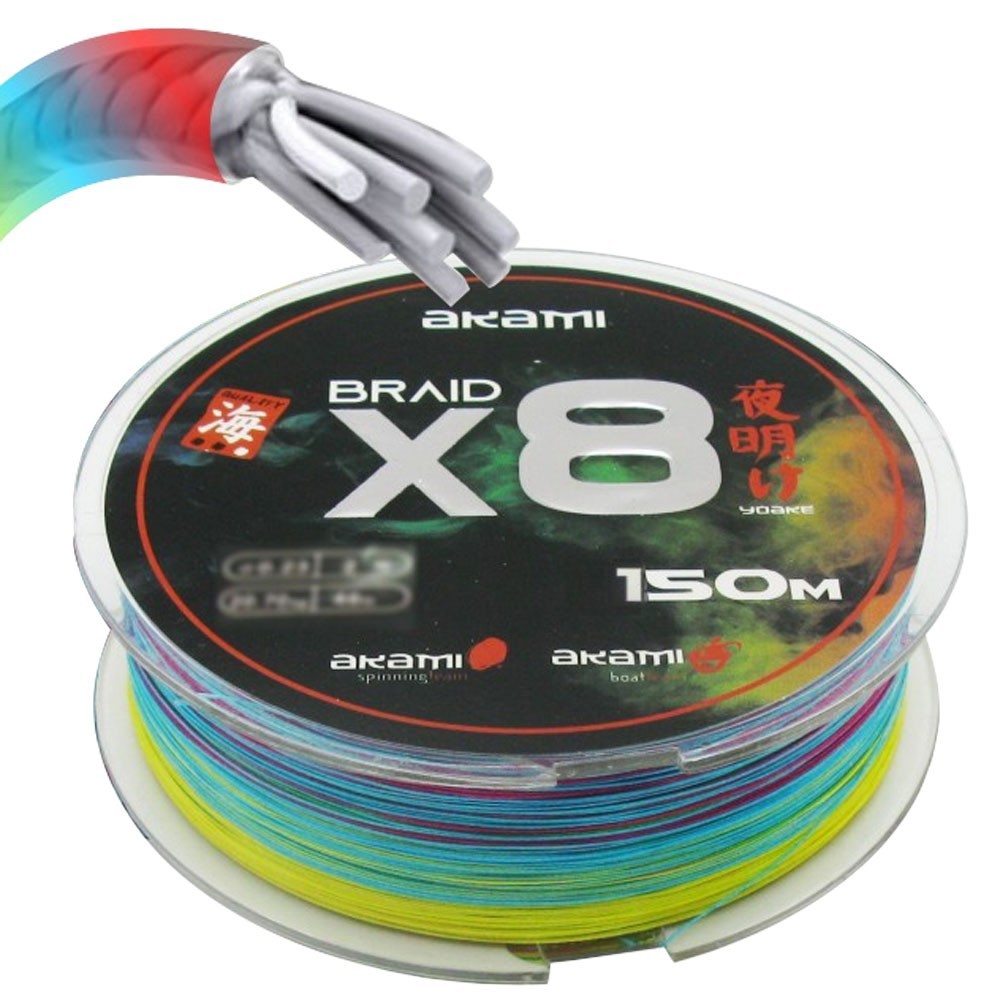 Yoake X8, trecciato con tecnologia Giapponese, 8 fibre intrecciate a spirale, 100% PE. Molto resistente a nodi e abrasioni, con un basso tasso di assorbimento d’acqua. Nuovo profilo tondo ideale per lunghe distanze, che riduce il coefficiente di attrito del 34%, favorendo lo scorrimento del filo attraverso gli anelli. Verde oliva, ideale per la pesca in acque limpide.
Japan Technology
8 Fiber
Extra Strong
High Resistance Abrasion
High Strength To The Knot
Xtreme Action