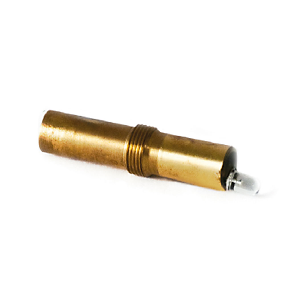 Luce led per totanare di profondita. Led a batteria con corpo in ottone e filettatura.