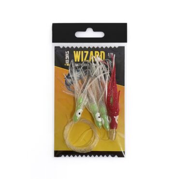 Sugoi Wizard Montatura da Traina Octopus e Jet Head - OCTOPUS CLEAR GLITTER / KONA RED GLITTER