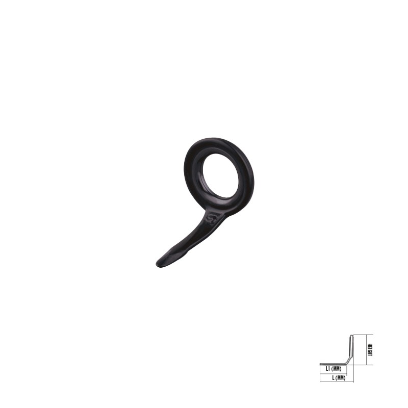 Guida monoponte con struttura 304 Stainless Steel con pietra black .