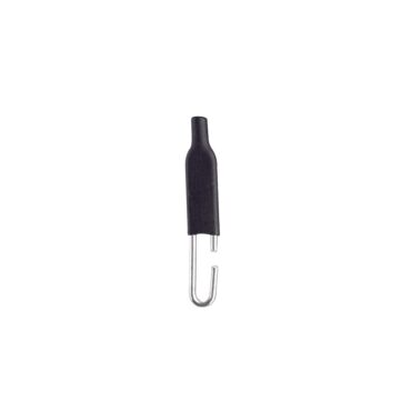 Conettore da competizione Sele, attacco per travi da surf, realizzato in acciaio inox e montato con tubetto in termoretraibile performato.