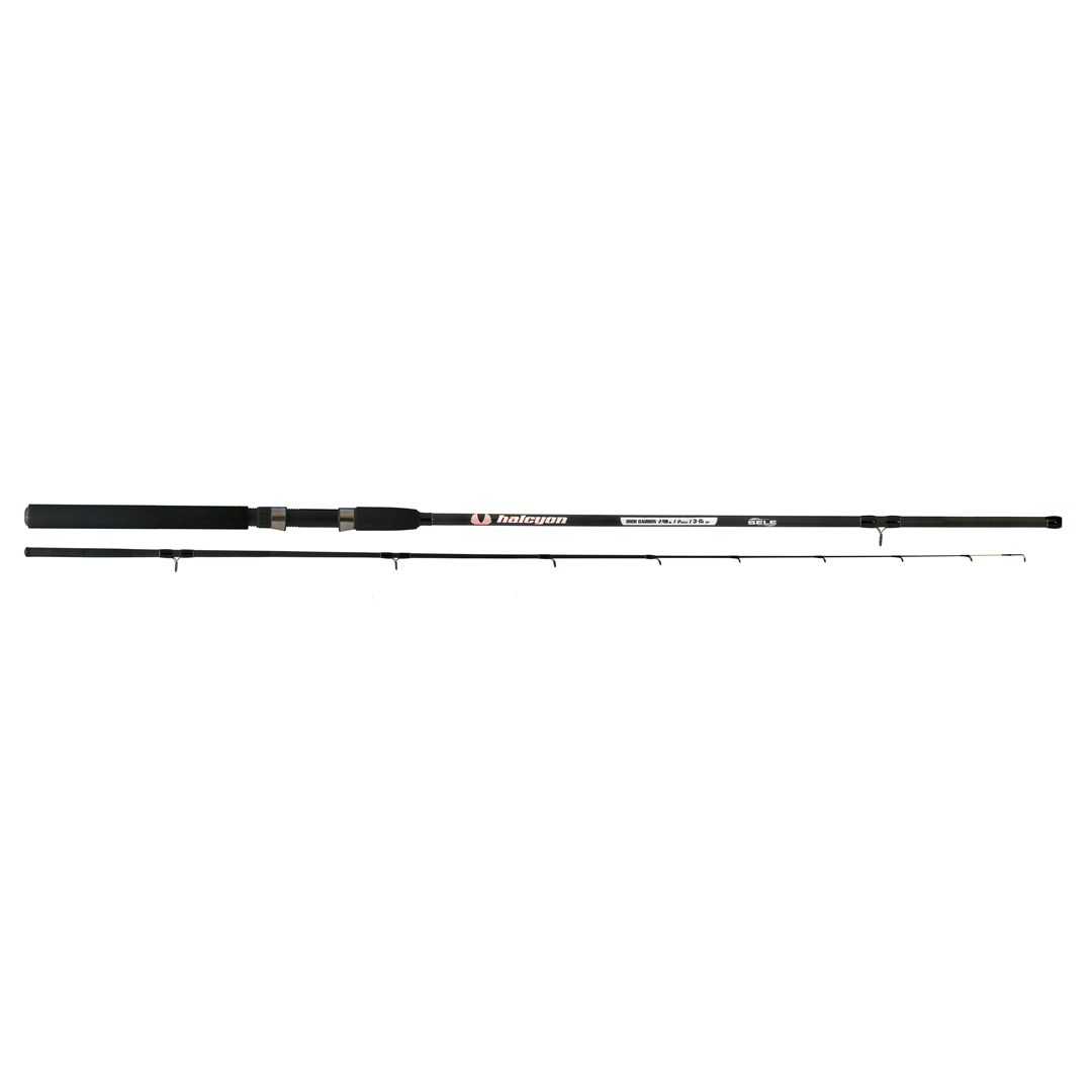 La Halcyon è una canna da pesca progettata per lo spinning, il fusto in fiberglass ultra leggero e resistente garantisce un eccellente controllo. Manico ergonomico in EVA morbida permette una pesca confortevole, è dotata di anelli legati rinforzati con placca porta mulinello a vite. Disponibile in 3 metrature con un’azione versatile, ideale per i principianti. Ottimo rapporto qualità prezzo.Fusto in High CarbonPlacca porta mulinello DPSImpugnatura ergonomica in Eva
