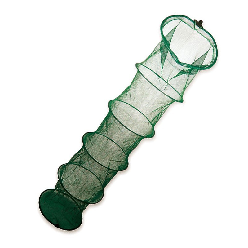 Nassa ad inganno richiudibile, indicata per la pesca nei carpodromi. Retino da pesca con maglia anti incaglio.
Lunghezza: 2,60 MT
Diametro: 51 cm
Novità 2019