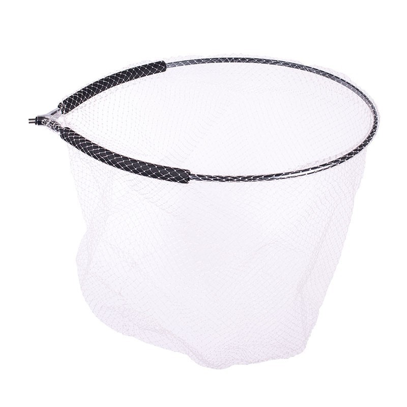 Testa di guadino tonda, rente in nylon, munita di braccioli galleggianti.
Dimensione testa: 55x45 CM
Maglia: 21 mm
