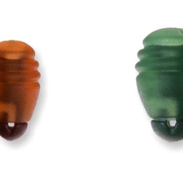 Attacco per terminali integrato in una morbida perlina in gomma. Consente un cambio rapido del terminale ed al tempo stesso protegge il nodo di connessione. Disponibile in due misure. Colori mimetici.

Busta da 8 pezzi, confezione da 10 buste.
