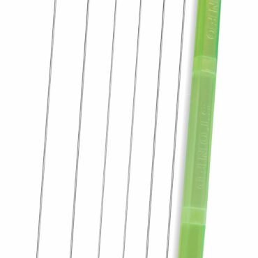 Kit di 6 aghi di tipo diverso forniti in una pratica scatolina in materiale anti-urto con chiusura a scatto.
Il kit comprende:
- 1 ago Testa Rossa cm20
- 1 ago Testa Rossa cm30
- 2 aghi Testa Bianca cm30
- 1 ago Tubolare Senza Punta cm 30
- 1 ago Bibi Testa Rossa cm20.
Scatola da 6 pezzi, confezione da 5 scatole.