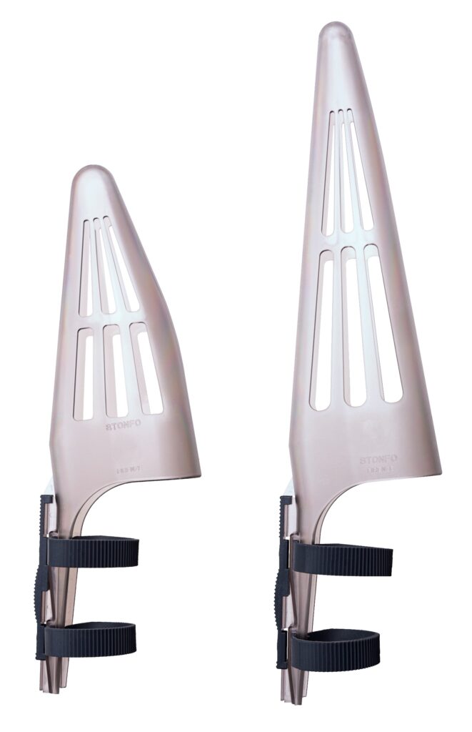 Salvanelli in materiale infrangibile trasparente con sistema di bloccaggio rapido “SBS”. Modelli con profilo stretto ed allungato, adatti per canne da surfcasting. Brevettato.

Confezione da 10 pezzi.