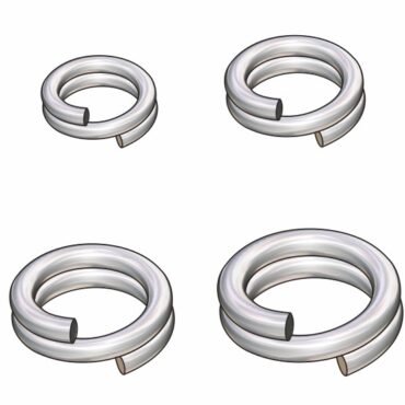Anelli aperti extra forti in acciao inossidabile.

Mis.1: Ø int. mm 4,5 - resistenza Kg 30 - peso gr 0,24

Mis.2: Ø int. mm 5,5 - resistenza Kg 40 - peso gr 0,40

Mis.3: Ø int. mm 6,5 - resistenza Kg 50 - peso gr 0,65

Mis.4: Ø int. mm 7,5 - resistenza Kg 60 - peso gr 0,85

Busta da 10 pezzi, confezione da 10 buste.

 