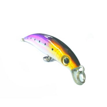 Eccellente artificiale con finitura olografica ed ancorette in acciaio, Real Minnow è ideale per la pesca da traina. Dotato di azione floating con insuperabili doti di equilibrio e galleggiabilità, riflette tutta la luce sotto la superficie catturanto l'attenzione del pesce anche in acque torbide. Disponibile in diverse colorazioni e misure. Ottimo rapporto qualità prezzo.