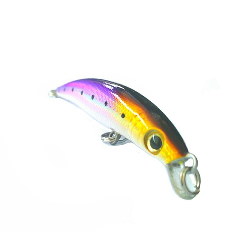 Eccellente artificiale con finitura olografica ed ancorette in acciaio, Real Minnow è ideale per la pesca da traina. Dotato di azione floating con insuperabili doti di equilibrio e galleggiabilità, riflette tutta la luce sotto la superficie catturanto l'attenzione del pesce anche in acque torbide. Disponibile in diverse colorazioni e misure. Ottimo rapporto qualità prezzo.