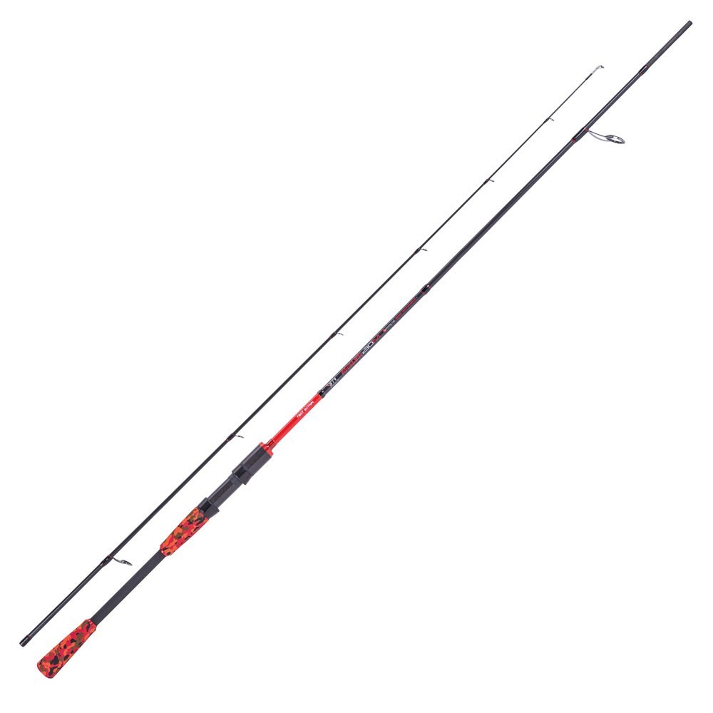 Le canne da spinning STR Angler offrono un ottimo rapporto qualità-prezzo e sono adatte per lo spinning medio in acqua salata e dolce. Presentano un'azione rapida e una buona potenza, con componenti di alta qualità come impugnatura in Eva ad alta densità e anelli anti groviglio K-frame. Il fusto è realizzato in carbonio ad alto modulo per una maggiore resistenza e sensibilità. Le guide serie K-frame assicurano un flusso uniforme della lenza durante il lancio e il recupero. Una custodia è inclusa per il trasporto. In breve, le canne STR Angler offrono elevate prestazioni a un prezzo accessibile, adatte a vari ambienti di pesca sia in acqua dolce che salata.