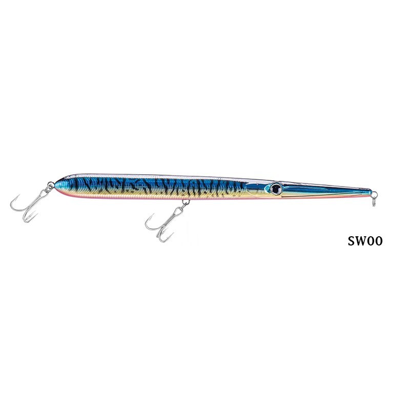 Il STR Slider Lures Pencil Bait è stato appositamente sviluppato per gli appassionati di spinning e offre prestazioni eccellenti in ogni condizione marina. La sua forma a "penna" lo rende estremamente aerodinamico, conferendogli una versatilità notevole come esca artificiale. Con un design innovativo caratterizzato da colori brillanti e occhi tridimensionali, è montato con ancorette VCM 9626PS di alta qualità. Questo esca è ideale per il topwater, consentendo di catturare una varietà di pesci come barracuda, leccia, spigola, lampuga, tonno, ricciola e pesce serra. Grazie alla sua capacità di attirare l'attenzione dei predatori e alla sua affidabilità, lo STR Slider Lures Pencil Bait è uno strumento indispensabile per gli amanti della pesca sportiva.