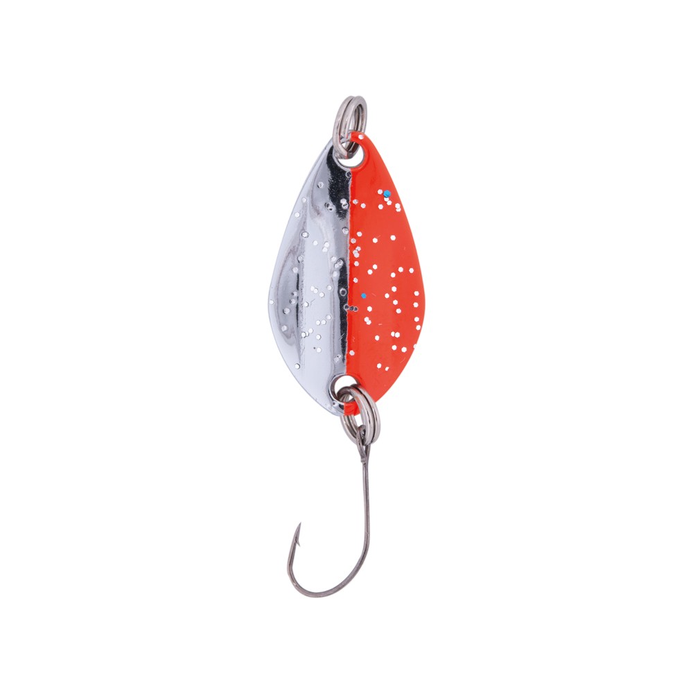 Cucchiaino ondulante particolarmente indicato per la pesca da Trout Area Game. La forma concova lo rende idoneo sia con recupero lento che con recupero veloce, la sua ampia azione di oscillazione durante il recupero aumenta le turbolenze rendendolo estremamente attrativo e reattivo. Questo cucchiaino rotrante garantisce ottimi successi di catture anche con le prede più ostili. Numa Trout è montato con ardiglione VCM.
