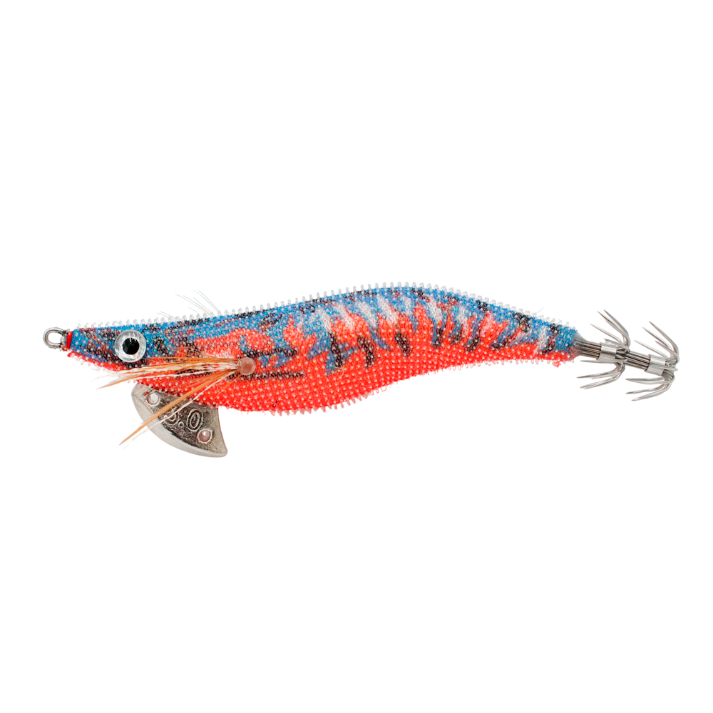 Ankara totanare della gamma Sugoi con corpo in silicone testurizzato, che offre un tocco morbido ed estremamente efficace per la pesca dei calamari. Disponibile in due misure e sei colori attraenti.