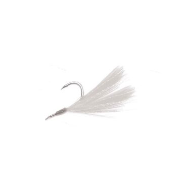 Piuma montata con amo 2/0, ideale per la pesca a traina.