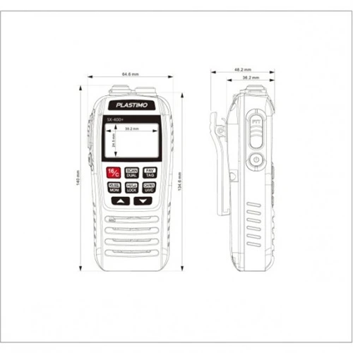 VHF GALLEGGIANTE E LAMPEGGIANTE SX-400+ - immagine 2