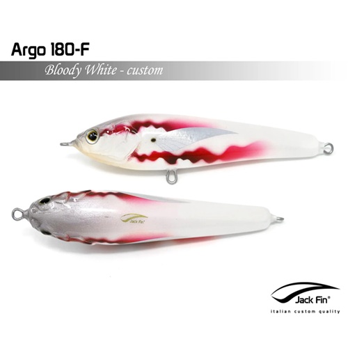bellissima esca jack fin argo 180f per la pesca al tonno in barca