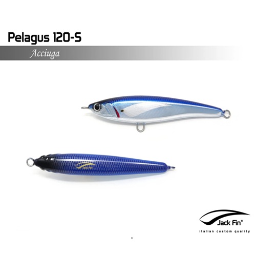 esca spinning jack fin pelagus 120 s acciuga spigola