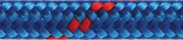 Doppia treccia nera mm 6