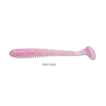 esca artificiale gomma keitech swing impct 4 colorazione pink pearl