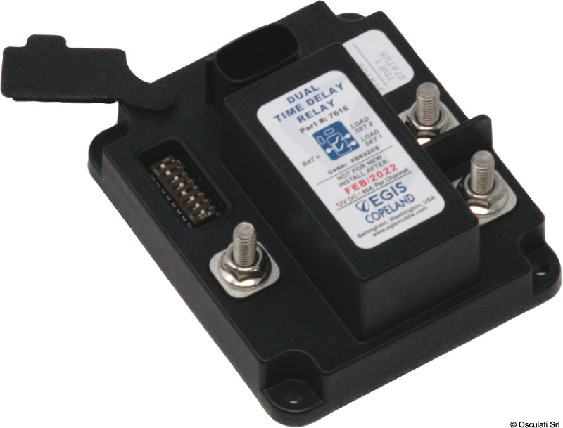 TDR Series Dual Output Time Delay Relay (2x80 A) 12V