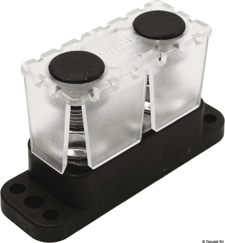 PowerBar Dual M10 (3/8) Studs - 250A w-Cover