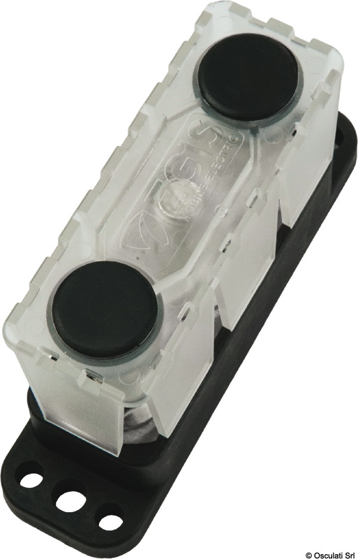 PowerBar Three M10 (3/8) Studs - 600A w-Cover