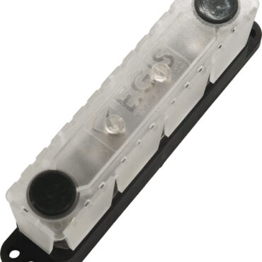 PowerBar - Four M10(3/8) Studs +4 Circuits (8) - 600 Amp
