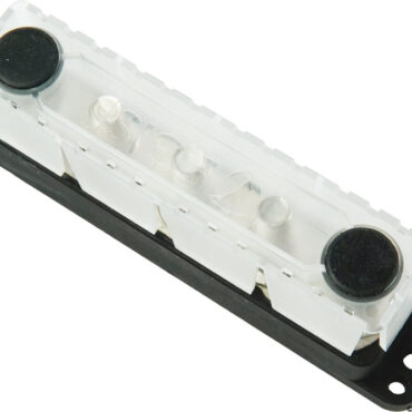 PowerBar Five M10 (3/8) Studs - 600A w-Cover
