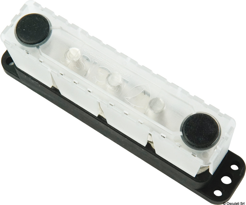 PowerBar Five M10 (3/8) Studs - 600A w-Cover